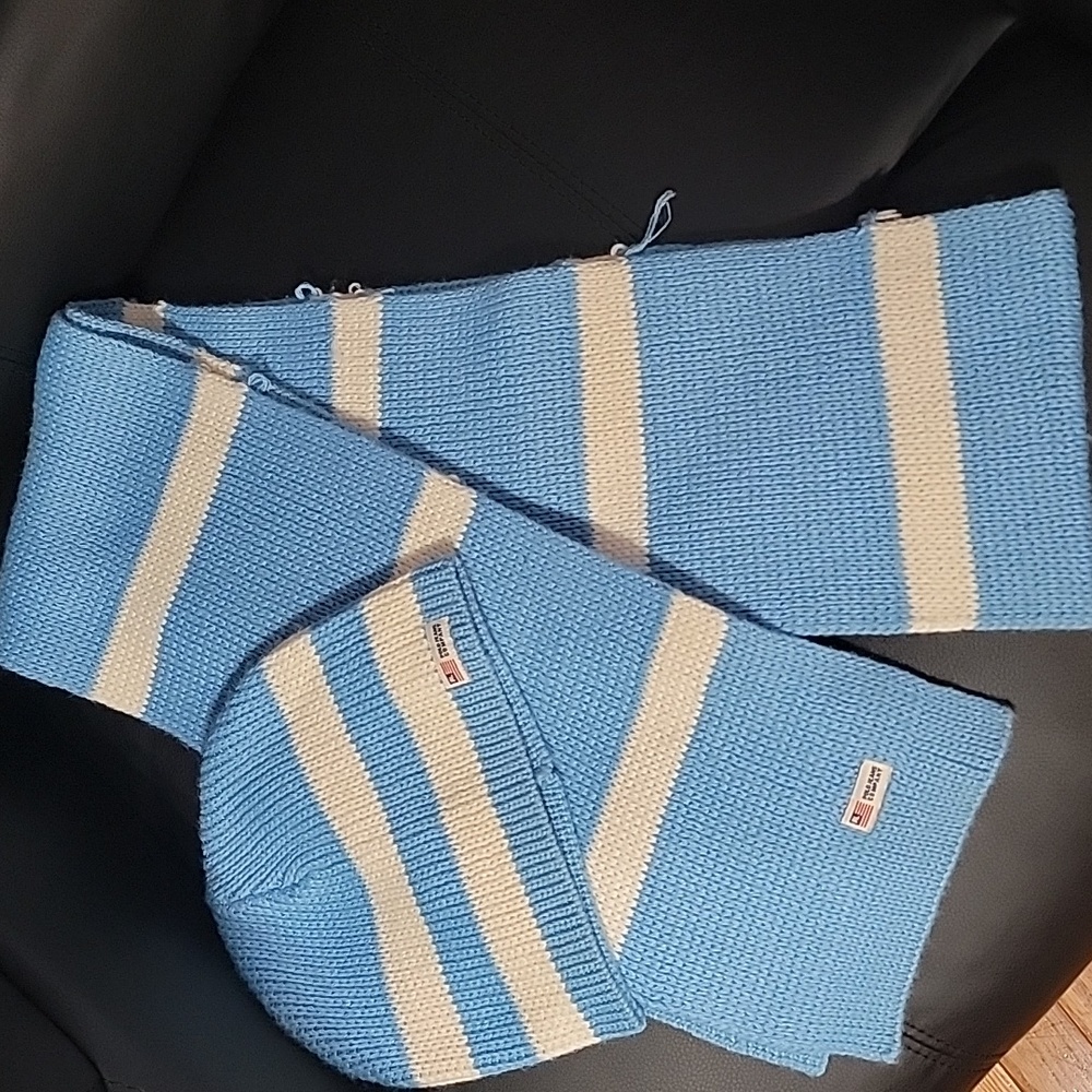Polo Beanie and Scarf set